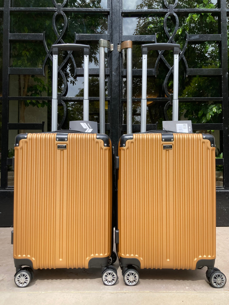 2 Valises Cabine Kaporal (Or Brillant)