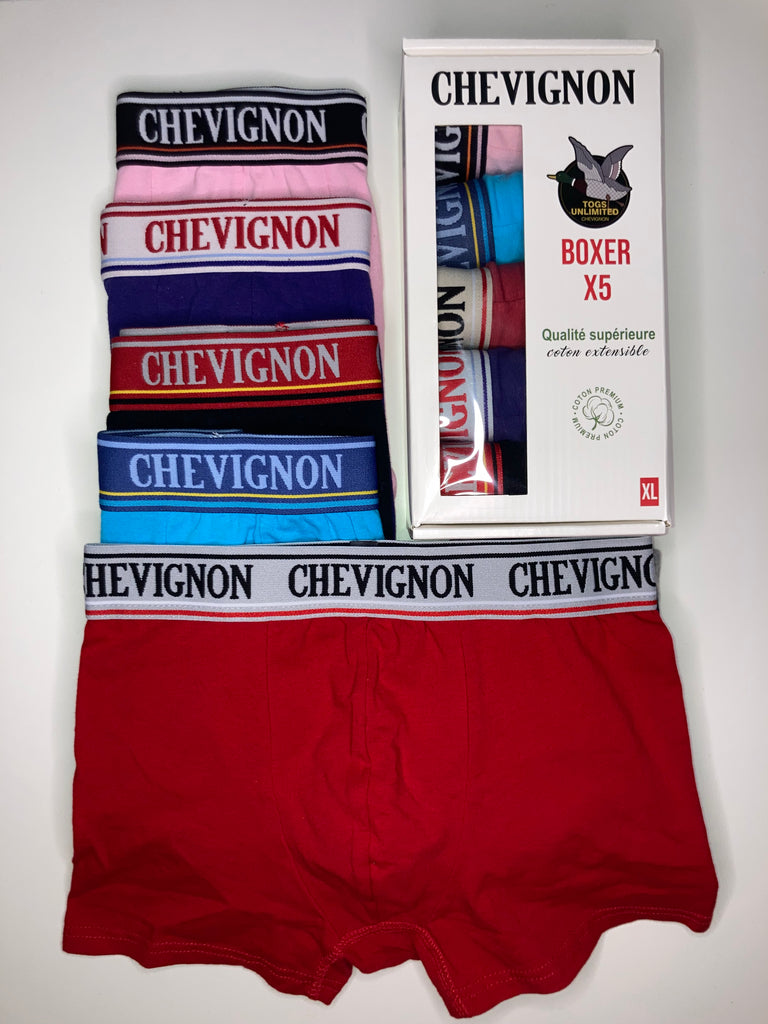 Boxer Chevignon Lot de 5 Coton Bio