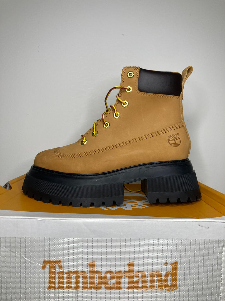 Timberland Sky 6 In Lace Up Wheat Nubuck